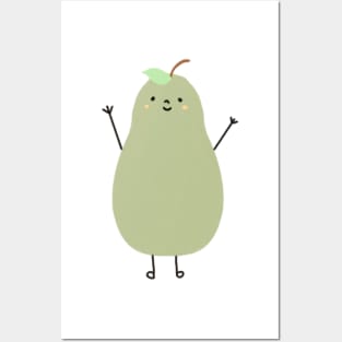 Cute Pear! Posters and Art